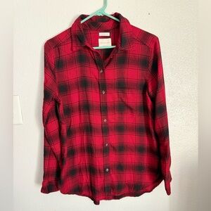 Universal Thread Red and Black Checkered Men's Shirt